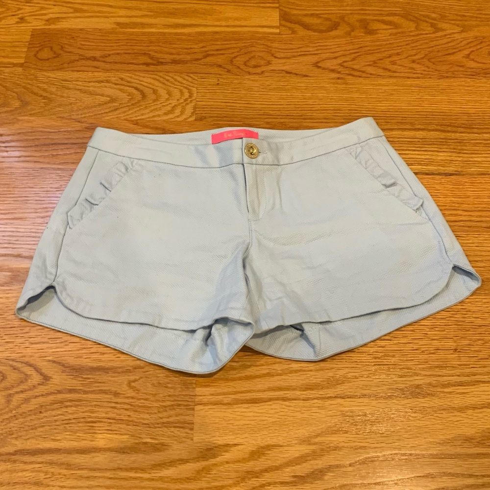 Lilly Pulitzer Light Blue Shorts - Size 0